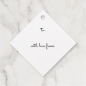 Rode Lovecats cadeau labels (Achterkant)