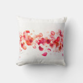 Rode lucht bloemen kussen (Voorkant)