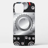 Rode luidsprekers met versterker- en bedieningskno Case-Mate iPhone case (Achterkant)