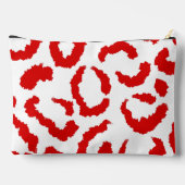 Rode luipaard patroon etui (Achterkant)