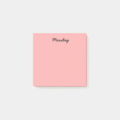 Rode maandag post-it® notes (Voorkant)