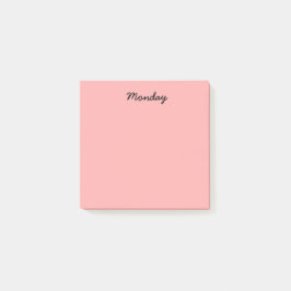 Rode maandag post-it® notes