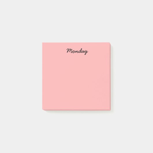 Rode maandag post-it® notes (Voorkant)