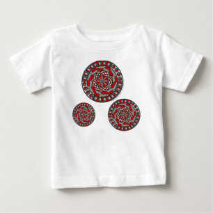 Rode Machinerie Kinderen en Baby Licht Shirt