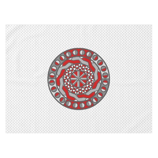 Rode machines Tablecloth Tafelkleed (Voorkant (Horizontaal))