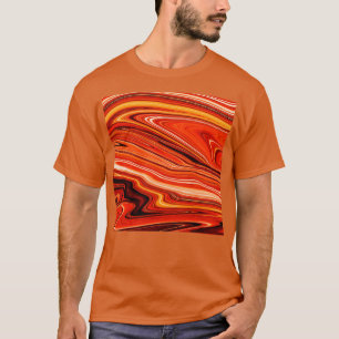 Rode magmagolf abstract t-shirt