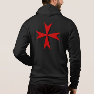 Rode Maltese kruis, St. John, Maltese vlag/symbool Hoodie