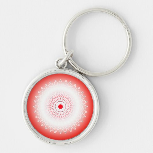 Rode mandala sleutelhanger (Voorkant)