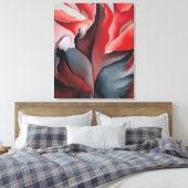 Rode Maple bij Lake George Georgia O'Keeffe | Canvas Afdruk (Insitu (Slaapkamer))