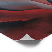 Rode Maple bij Lake George Georgia O'Keeffe | Poster (Hoek)