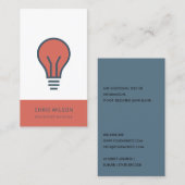 RODE MARINE GRIJZE ELEKTRISCHE LAMP ELEKTRICIEN EL VISITEKAARTJE (Voorkant / Achterkant)