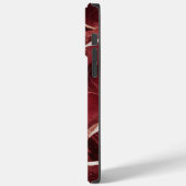 Rode marmer Case-Mate iPhone case (Achterkant / Links)