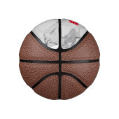  rode marmeren textuur basketbal (Rechts)
