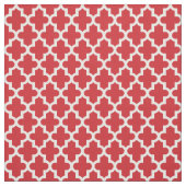 Rode Marokkaanse print Stof (Swatch)