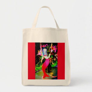 rode martini mermaid tote bag