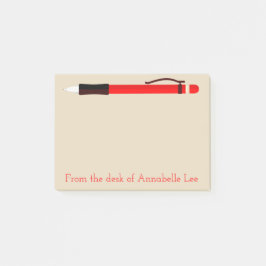 Rode mechanische potlood post-it® notes