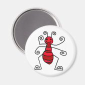 Rode mier magneet (Voorkant / Achterkant)