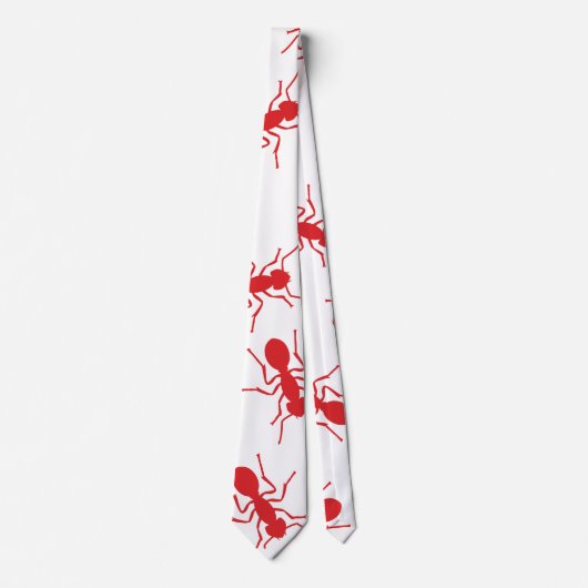 Rode mieren, mierennest. Halloween Stropdas (Voorkant)