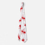 Rode mieren, mierennest. Halloween Stropdas (Achterkant)