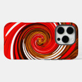 Rode mix-kunst Case-Mate iPhone case (Achterkant (horizontaal))