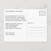 Rode Moderne Pijlen Doodles Bewegende Aankondiging (Achterkant)