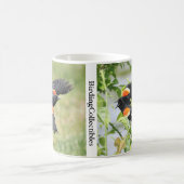 Rode Mok met zwarte vogel door BirdingCollectibles (Center)