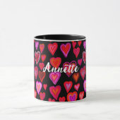 Rode mok voor hartig ontwerp (Midden)