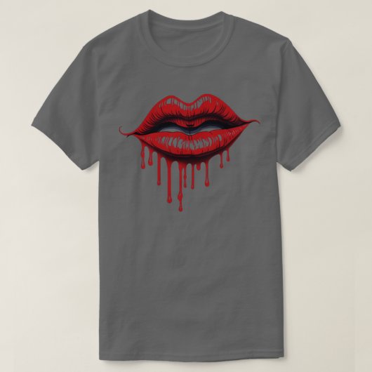 rode mond t-shirt (Design voorkant)
