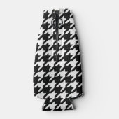 Rode monogram voor zwart-wit flesjeskoeler (Achterkant)