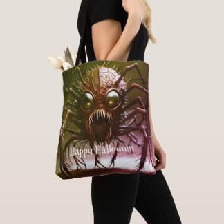 Rode Monster Halloween Boodschappentas Draagtas