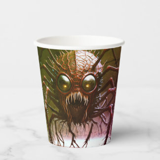 Rode Monster Halloween Papieren bekers