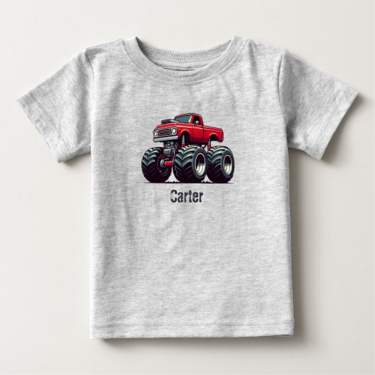 Rode monstertruck  (Voorkant)