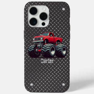 Rode monsterwagen iPhone 15 pro max hoesje