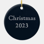 Rode mot in de nachttuin keramisch ornament (Achterkant)