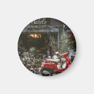  rode motor scooter magneet