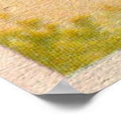  rode motorfiets afdrukken poster (Hoek)