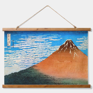 Rode Mount Fuji, Hokusai, Ukiyo-e Hangend Wandkleed