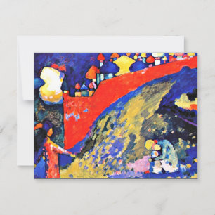 Rode Muur Bestemming door Kandinsky Notitiekaartje