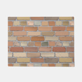 Rode muur. deurmat (Voorkant)