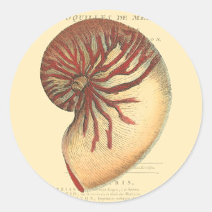  rode naaldhuls ronde sticker