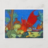 Rode nagels van Arman Manookian Briefkaart (Voorkant)