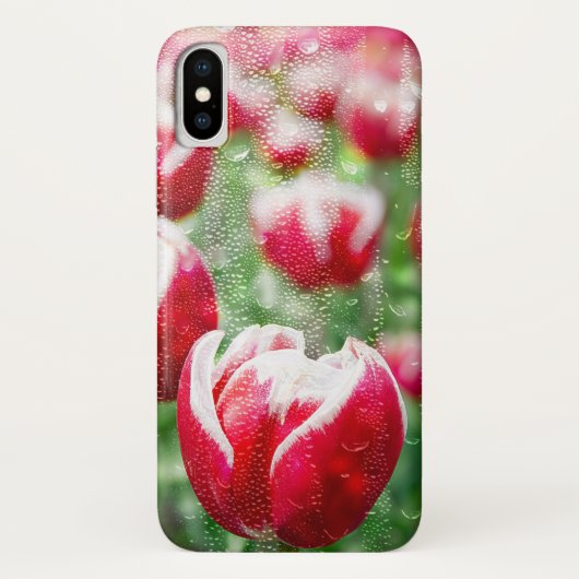 rode Nederlandse tulpen Case-Mate iPhone Case (Achterkant)