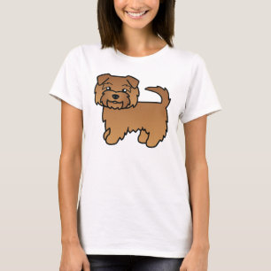 Rode Norfolk Terrier T-shirt
