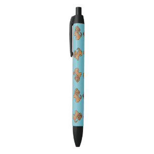 Rode Norfolk Terrier Zwarte Inkt Pen