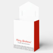 Rode notenkraker kerstvakantie bedankdoosjes (Geopend)