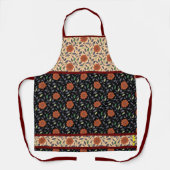 Rode Ochre Flowers met Schort van bladeren (Voorkant)