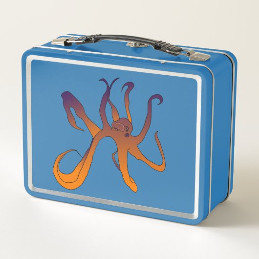 Rode octopus (Achterkant)