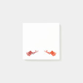 Rode octopus post-it® notes (Voorkant)