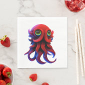 Rode octopus servet (Insitu)