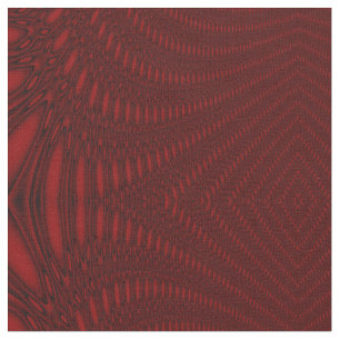Rode Octopus Tentakels Patterned Craft Fabric Stof